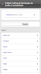 Mobile Screenshot of indiantribalheritage.org